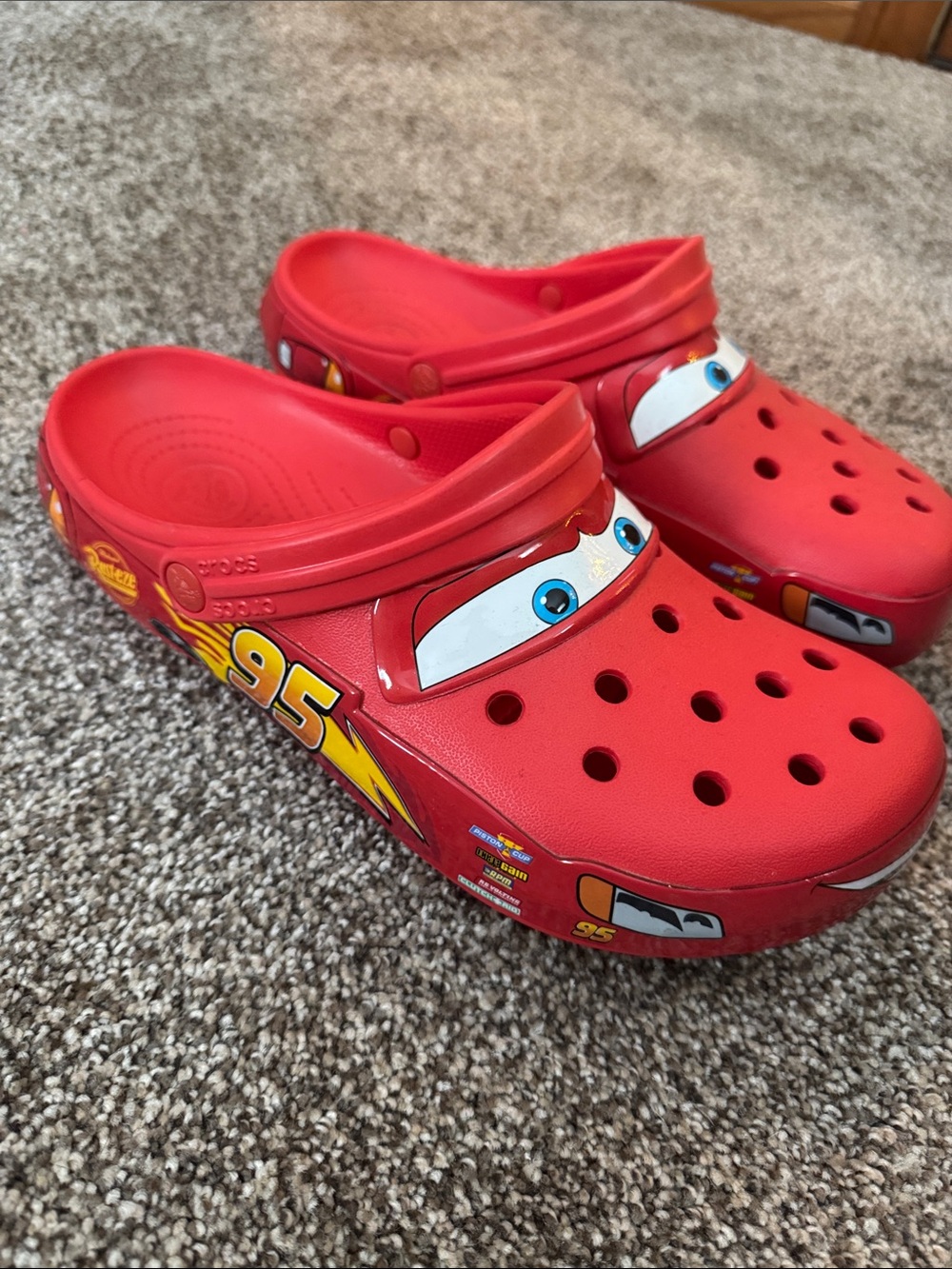 Unisex Lighting McQueen Crocs